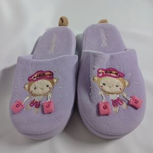 Lea Too Shopaholic Lavender Slippers Women's Size 7